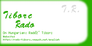 tiborc rado business card